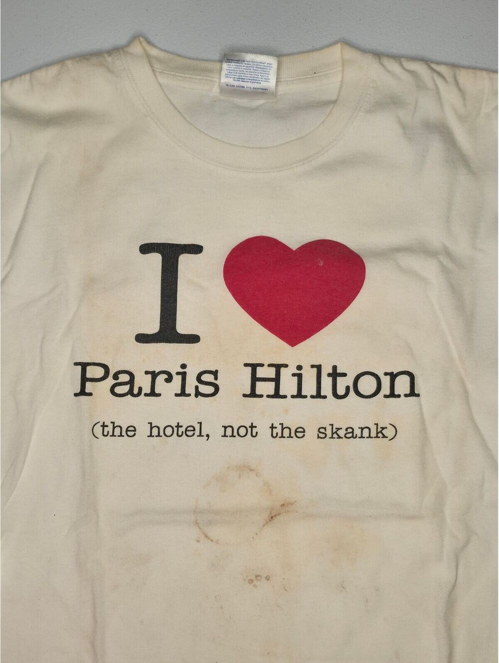 Vintage Rare I ♡ Paris Hilton (The Hotel, Not The S****) Tee